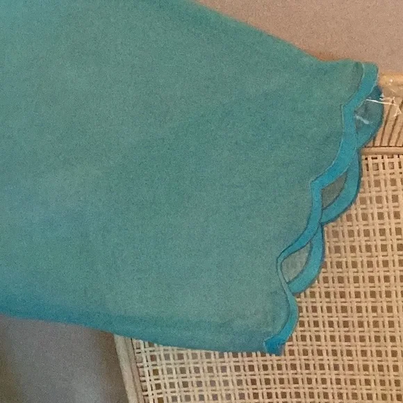 Vintage Gold Label Victoria’s Secret beautiful aqua loungewear or dres… - Picture 4 of 14